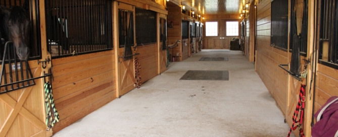 horse barn stables