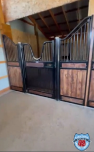 Customer submitted video of Saratoga Stalls European Horse Stalls.