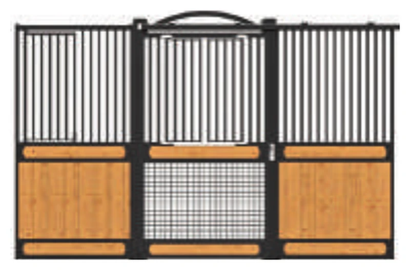 Adams stall front drawing