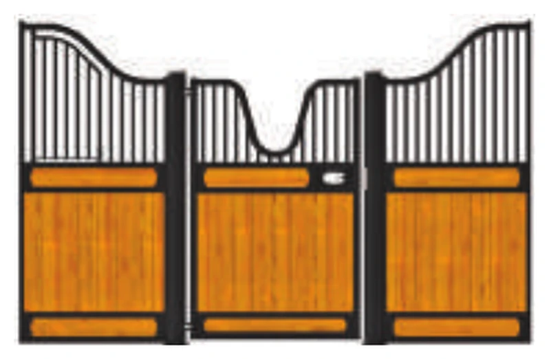 Meridian stall front drawing